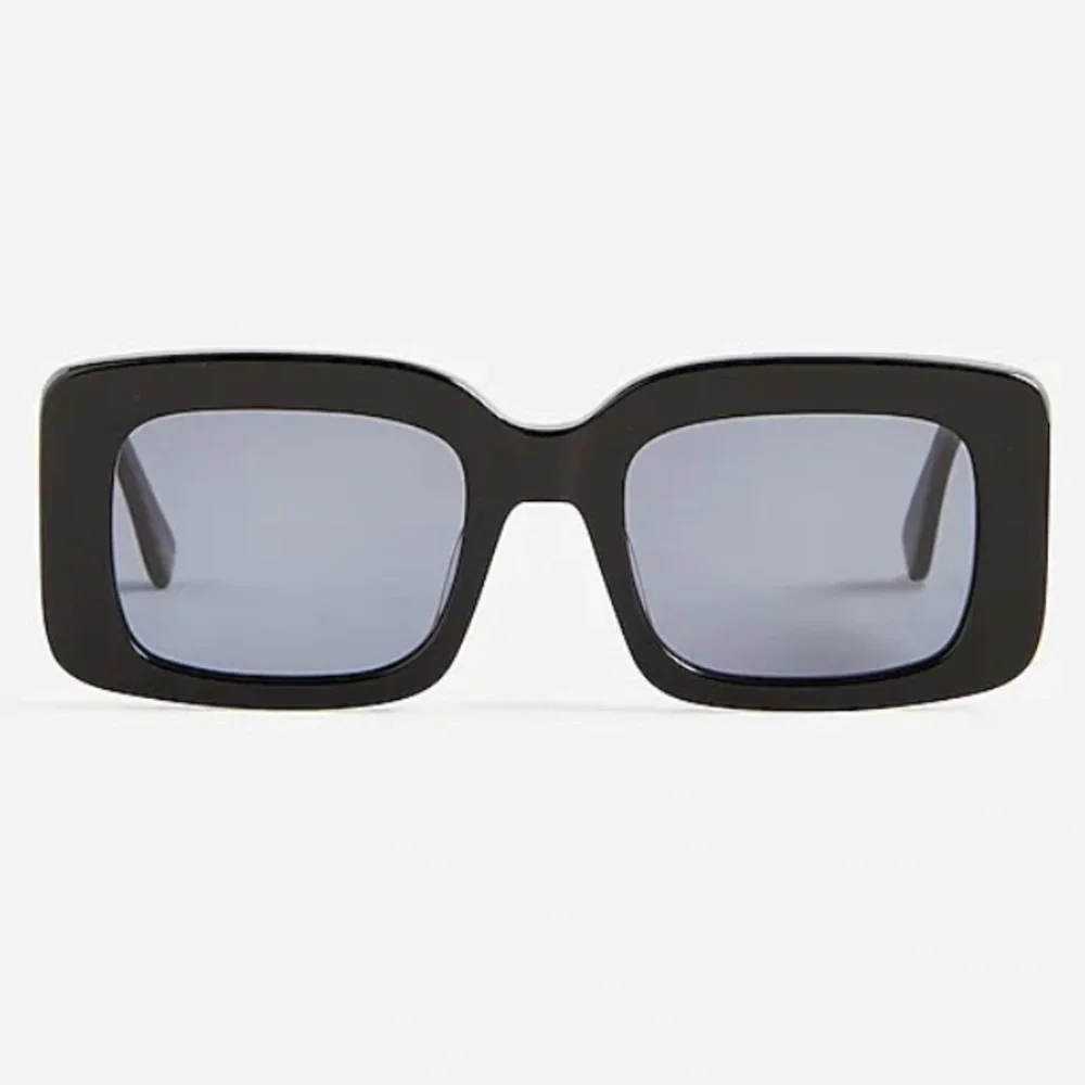 J. Crew‎ NWT Oversized Rectangular Sunglasses - Black